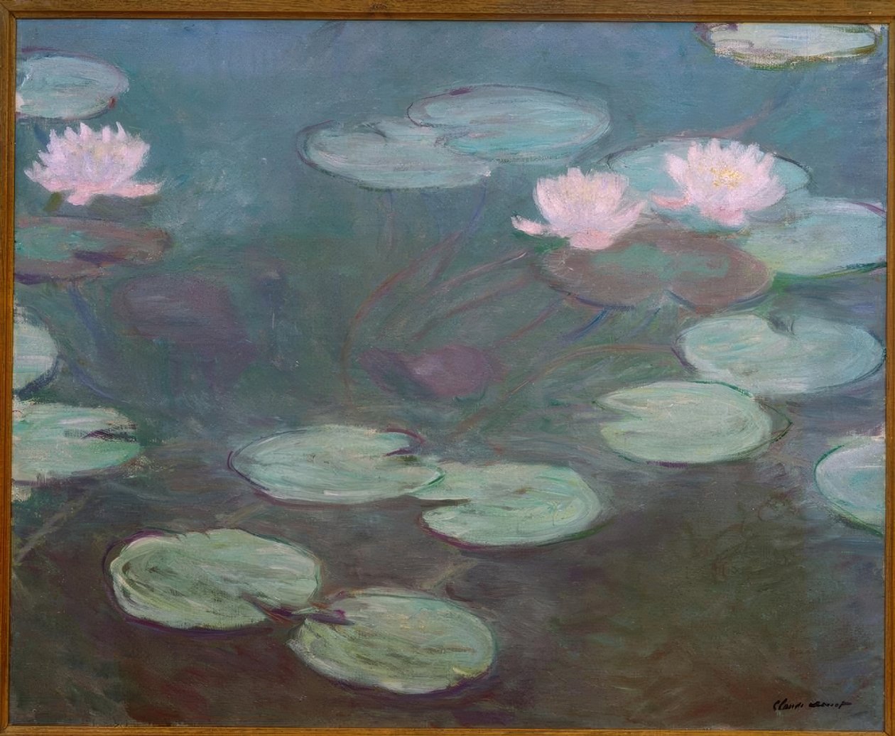 Rosa näckrosor av Claude Monet