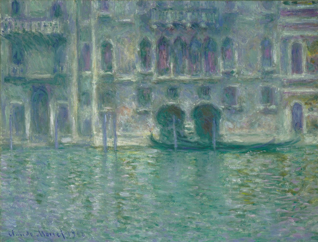 Palazzo da Mula, Venedig, 1908 av Claude Monet
