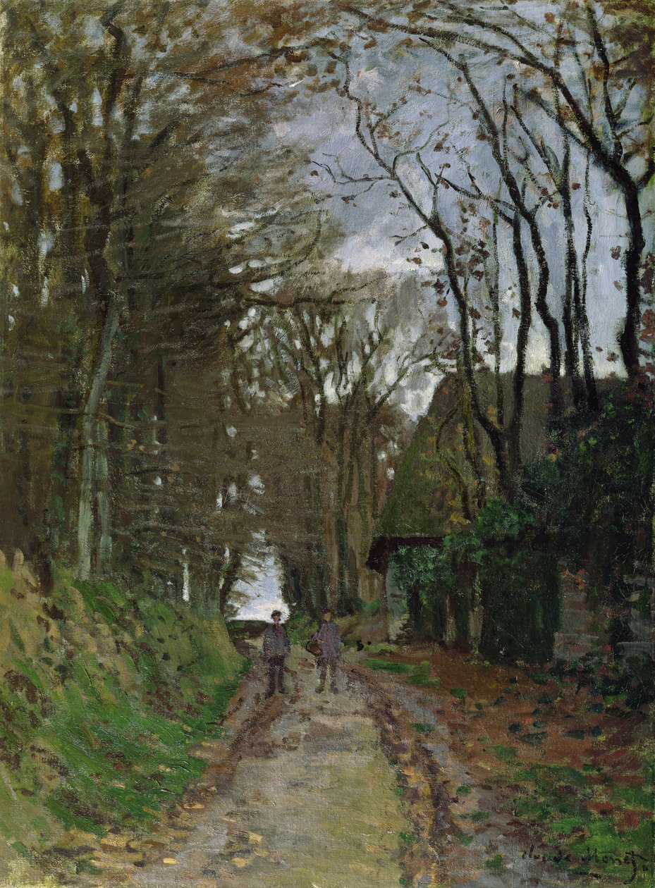 Stigen i Normandie av Claude Monet