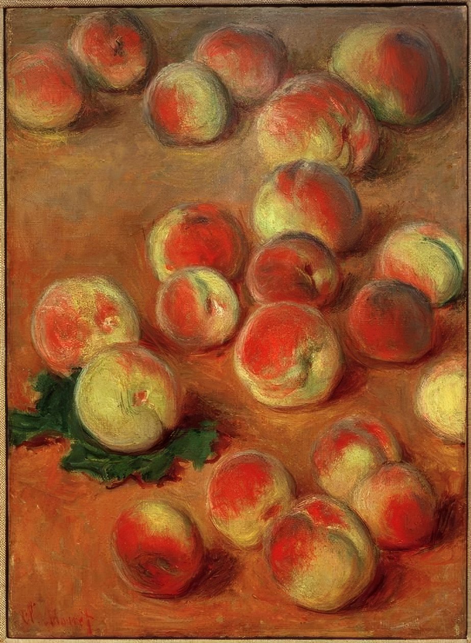 Persikor av Claude Monet