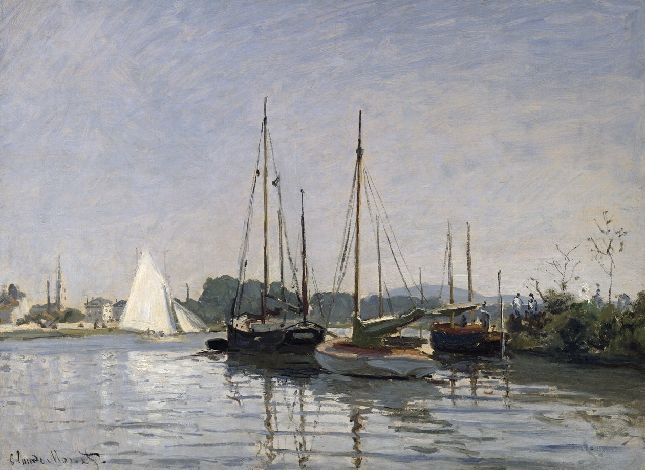 Fritidsbåtar, Argenteuil, ca 1872-3 av Claude Monet