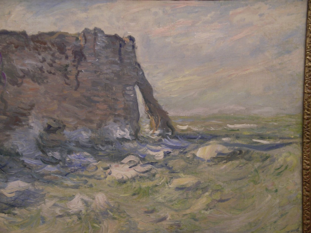 Porte dAval, per Claude Monet, al Museu de Montserrat av Claude Monet