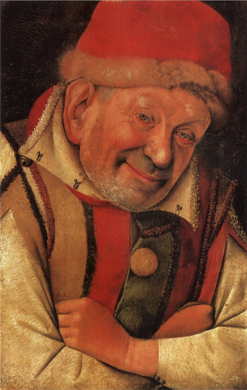 Portrait of the Ferrara Court Jester Gonella av Claude Monet