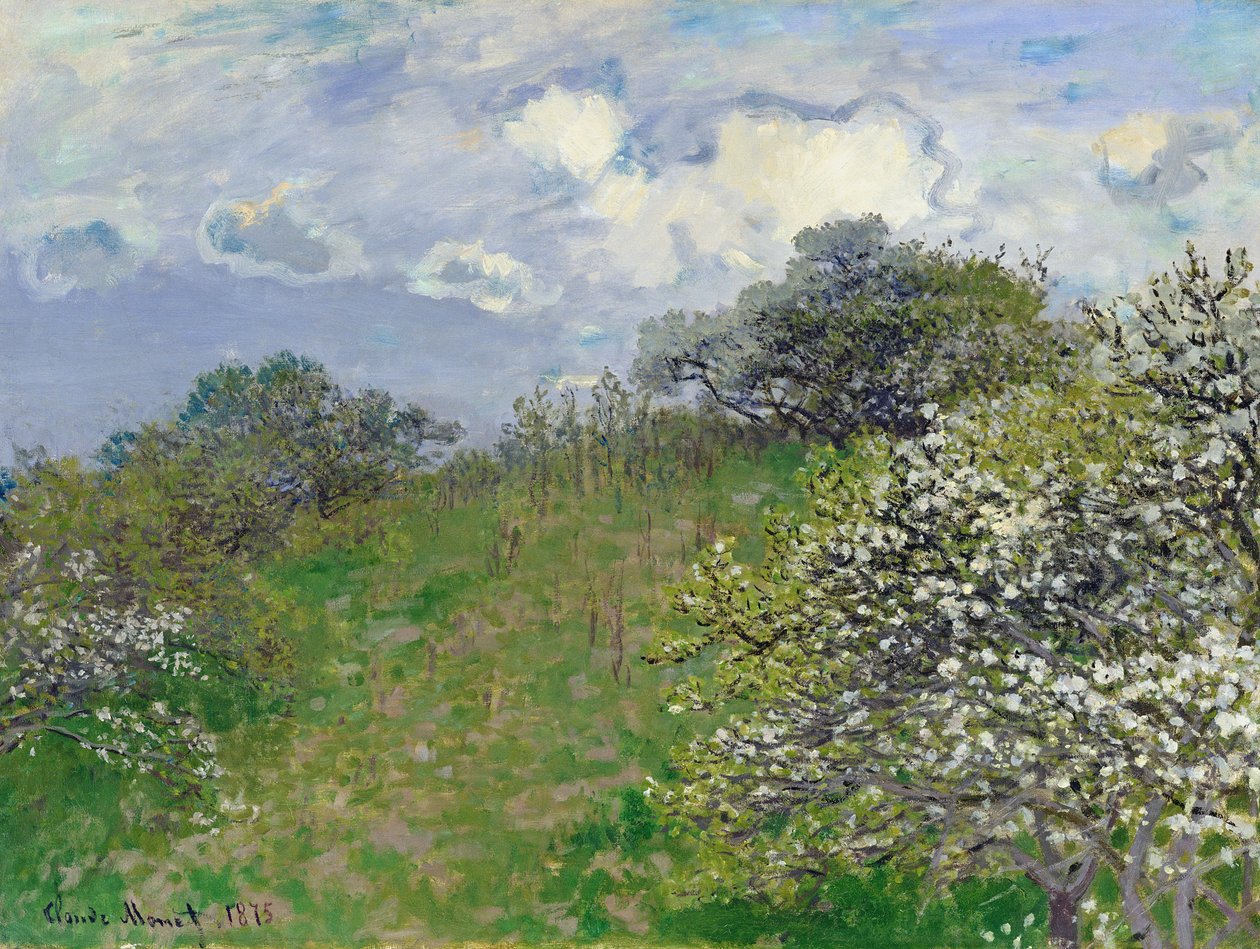 Spring, 1875 av Claude Monet