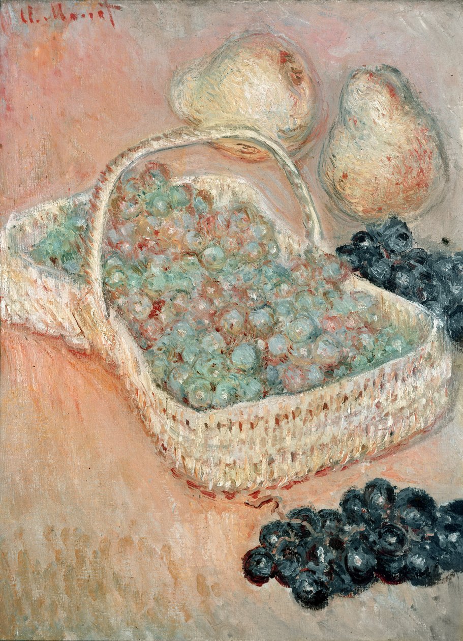 Druvkorgen, 1884 av Claude Monet