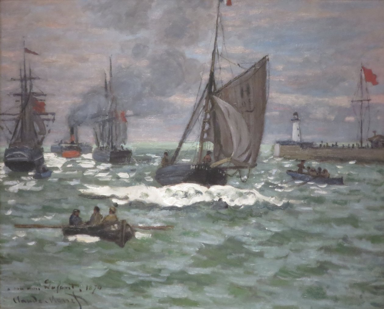 The Entrance to the Port of Le Havre  av Claude Monet
