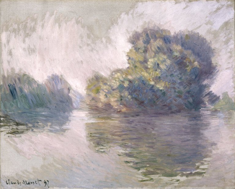 The Islets at Port-Villez (Les Iles à Port-Villez) av Claude Monet