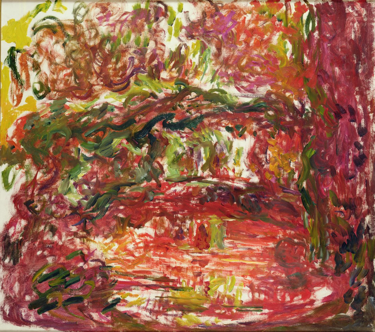 Den japanska bron vid Giverny, 1918-24 (se detalj 382335) av Claude Monet