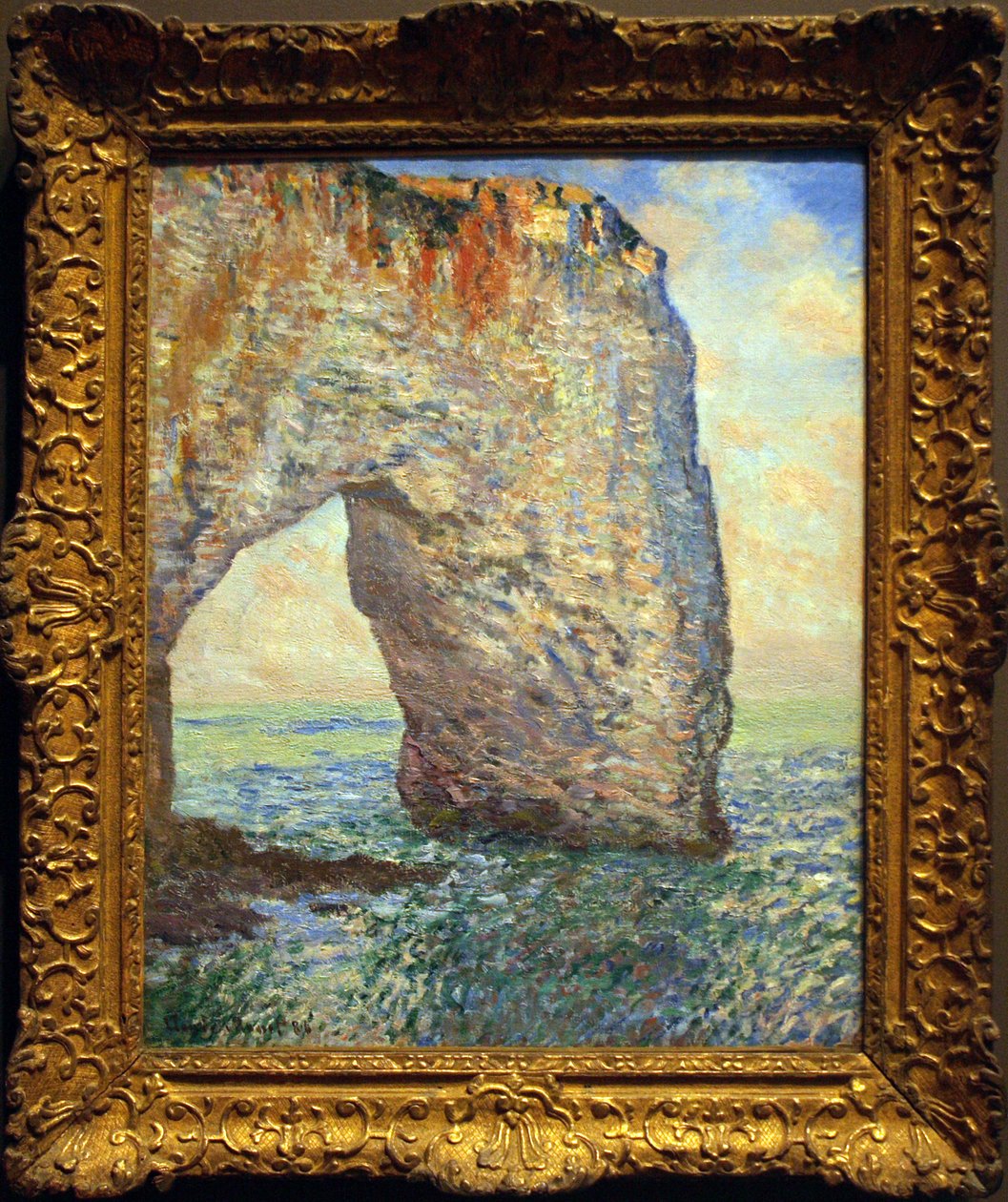 The Manneporte near Étretat av Claude Monet