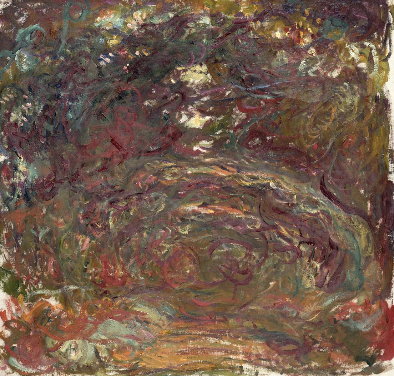 Rosenstigen, 1920-22 av Claude Monet