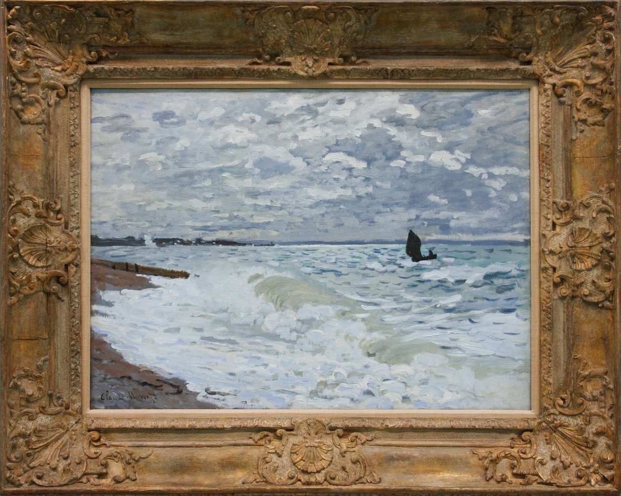 The Sea at Le Havre av Claude Monet