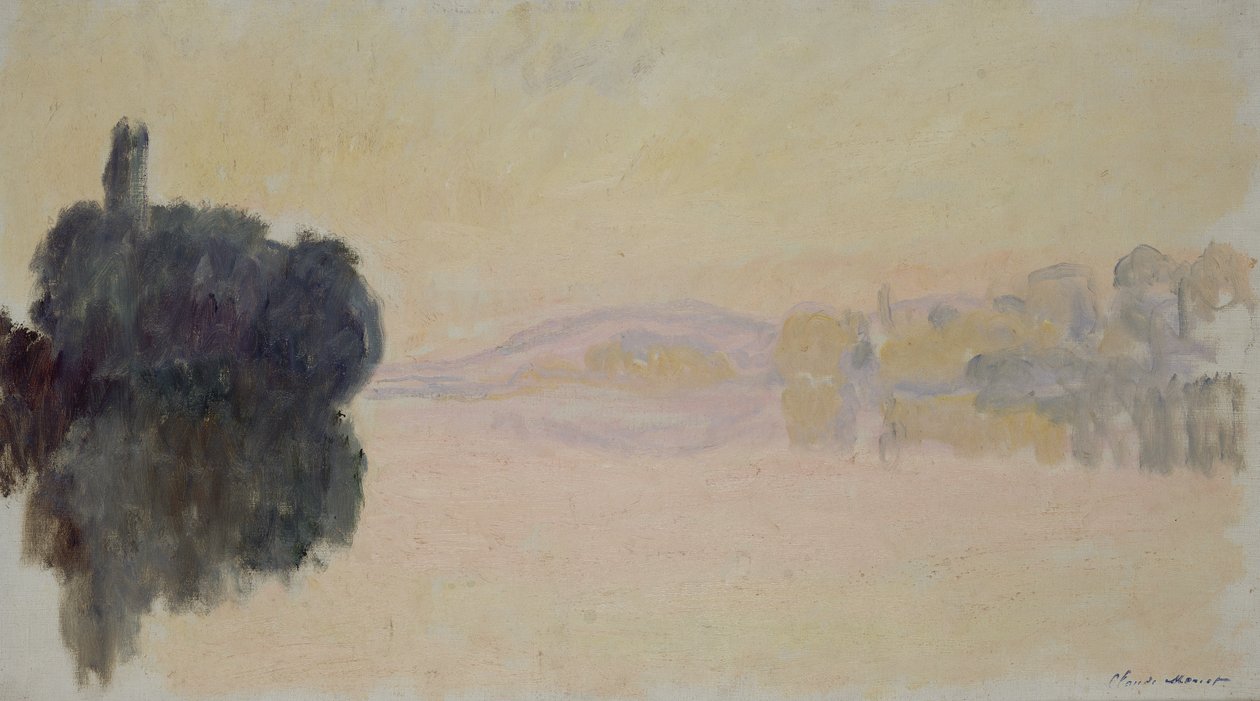 Seinen i Port-Villez, 1894 av Claude Monet