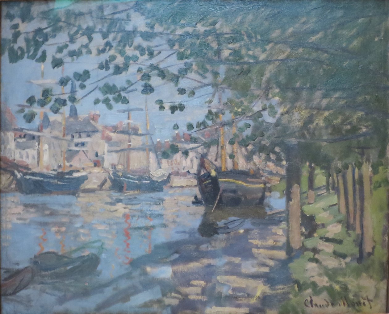 The Seine at Rouen  av Claude Monet