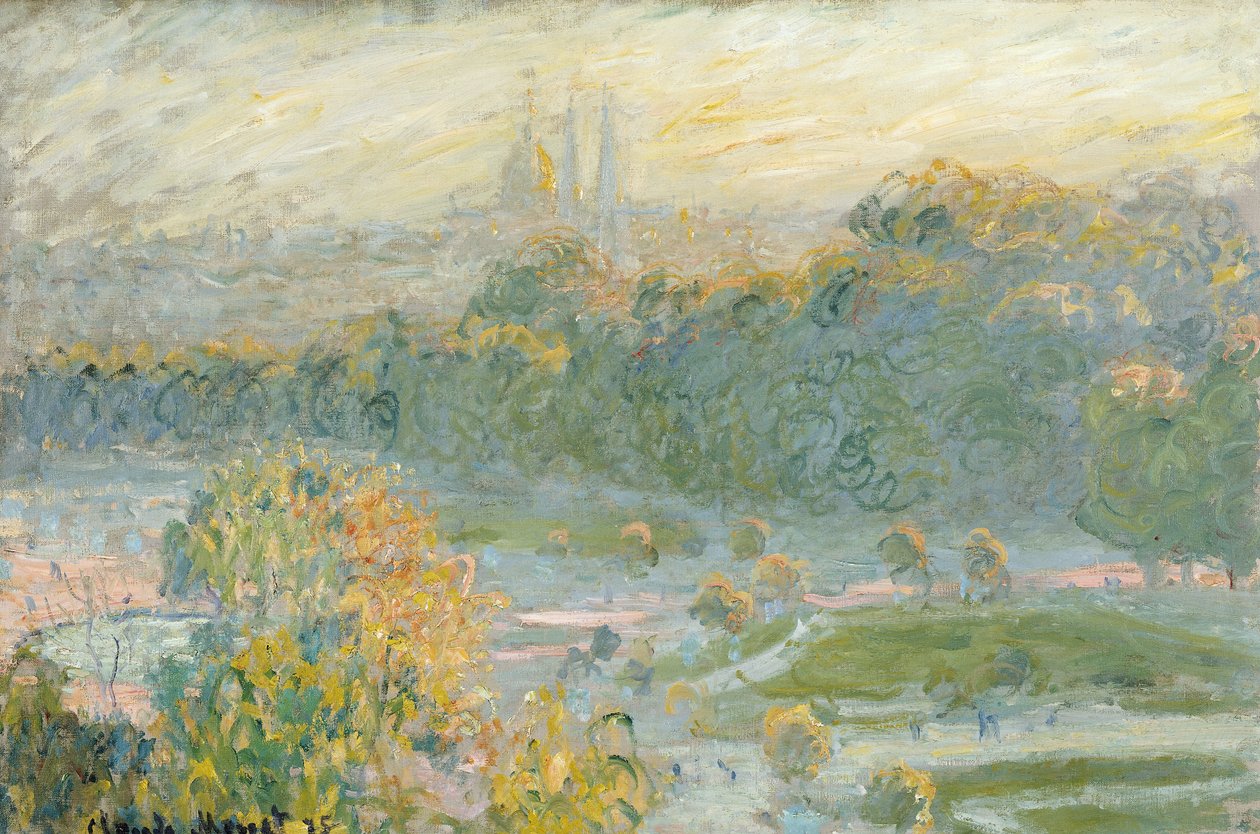 Tuilerierna (studie) 1875 av Claude Monet