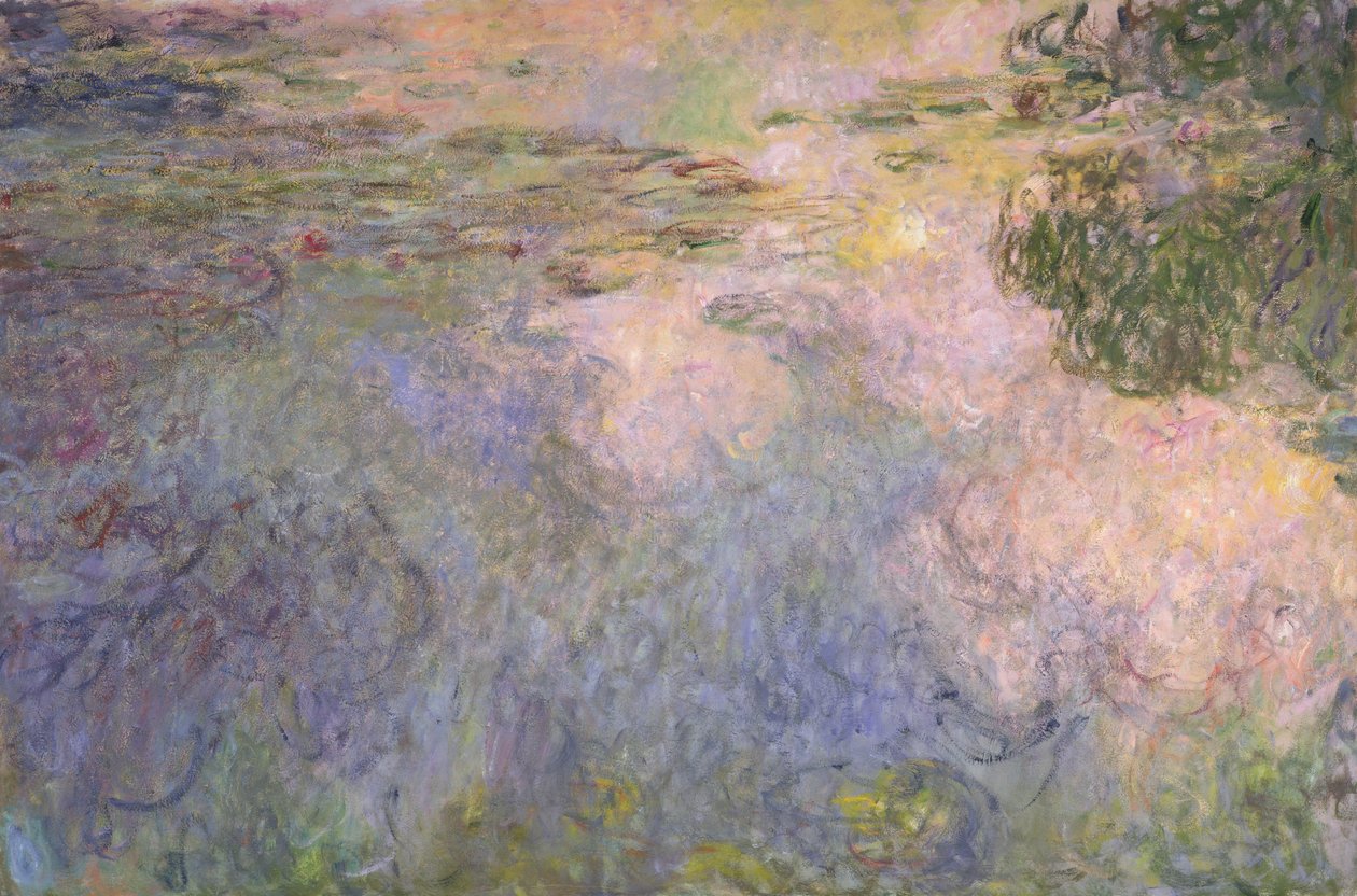 Sjötäcke med vattenlilja, ca 1917-20 av Claude Monet