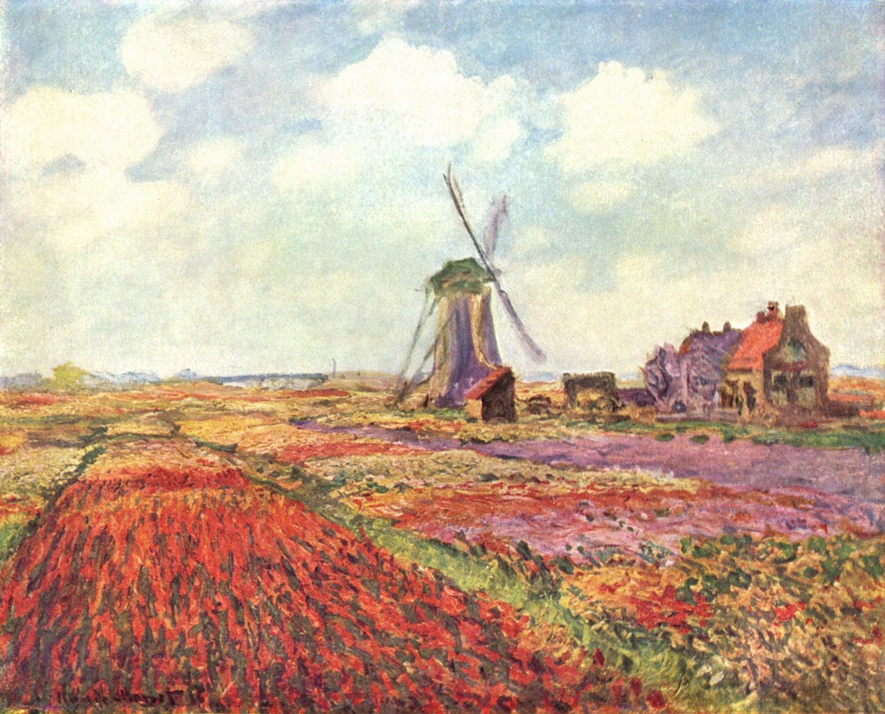 Tulpen von Holland av Claude Monet