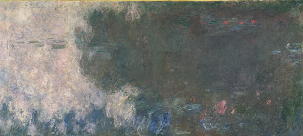Näckrosor - Molnen (vänster sektion), 1914-18 (se även 64184 och 64185) av Claude Monet