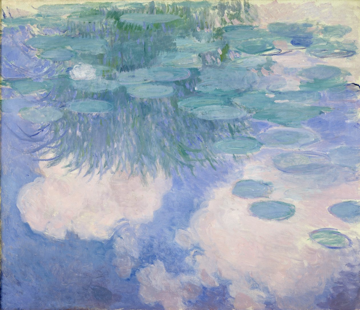 Vattenliljor, 1914-17 (se detalj 382337) av Claude Monet