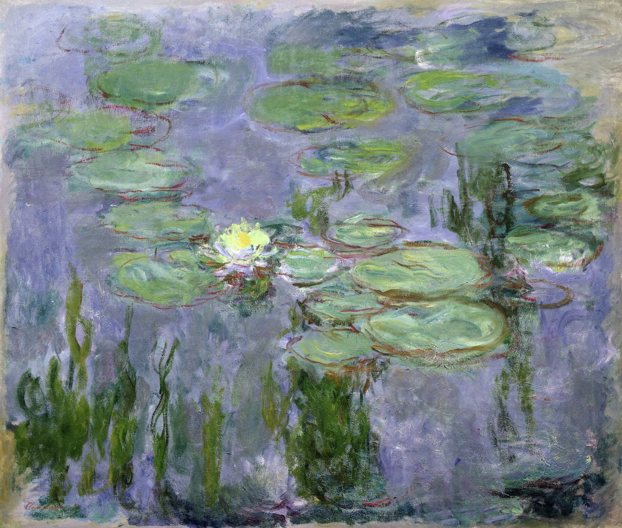 Vattenliljor, 1915 av Claude Monet