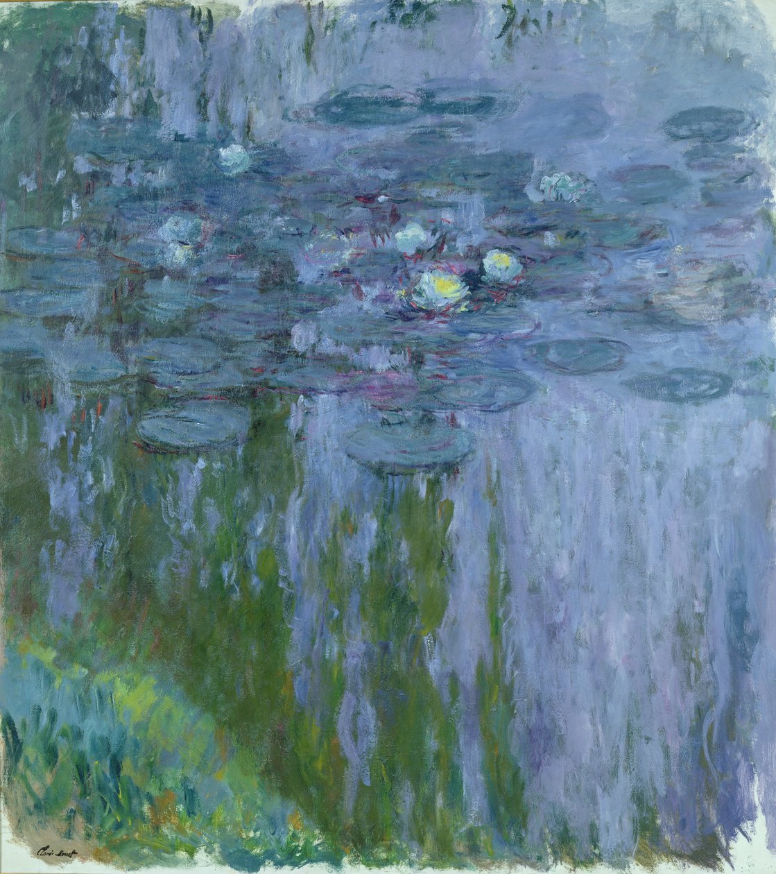 Vattenliljor, 1916-19 av Claude Monet