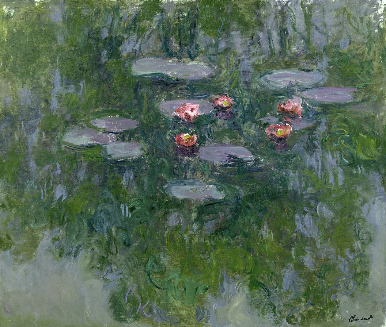 Näckrosor, 1916-19 av Claude Monet