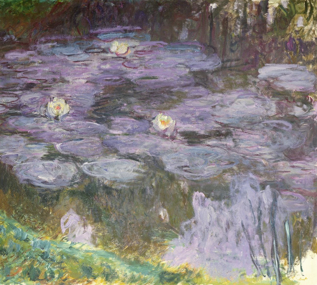 Vattenliljor, 1917 av Claude Monet
