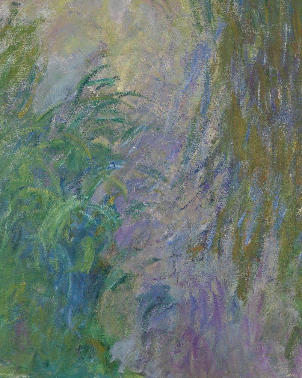 Näckrosor olja på duk detalj av 154167 av Claude Monet