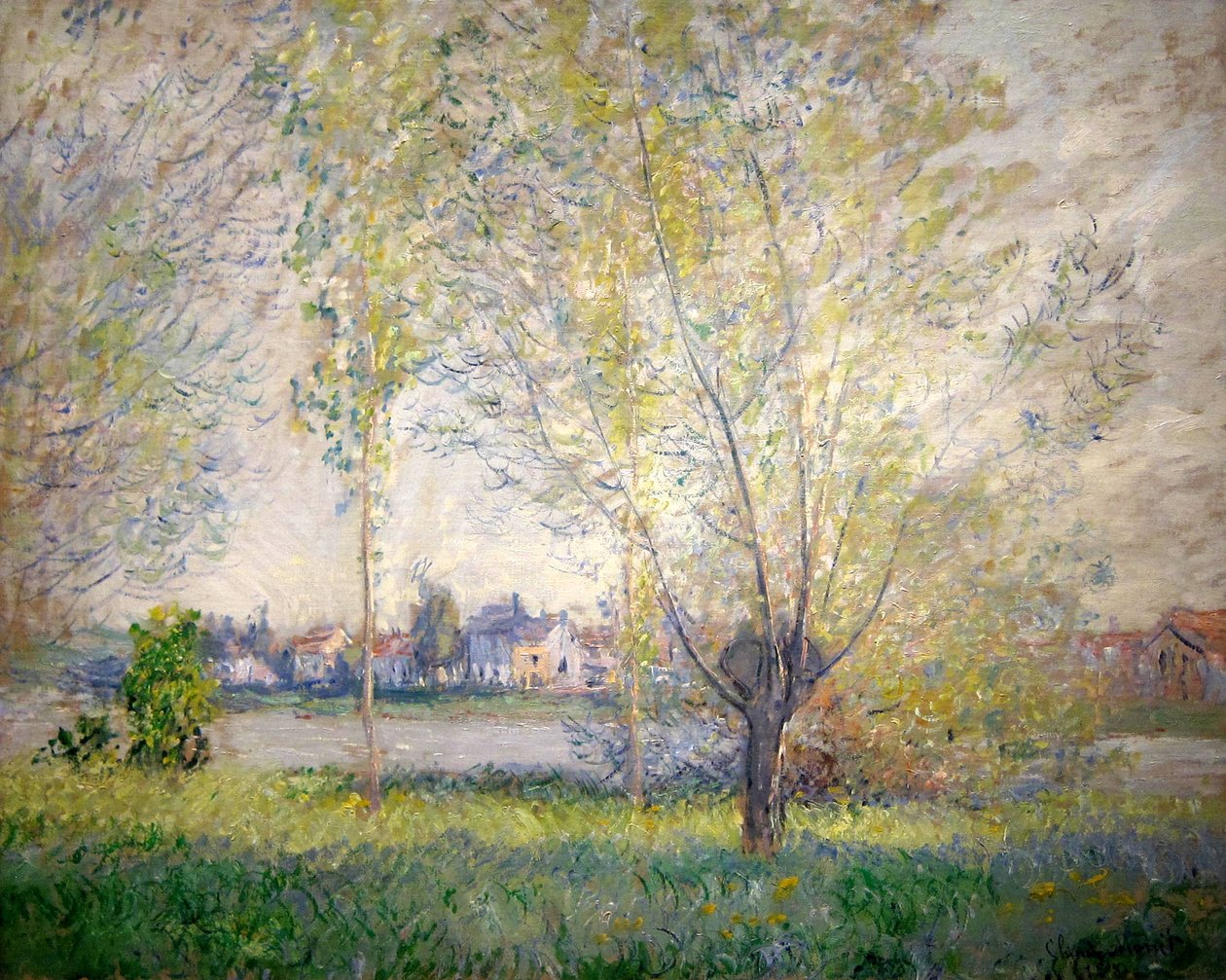 Willows of Vétheuil  av Claude Monet