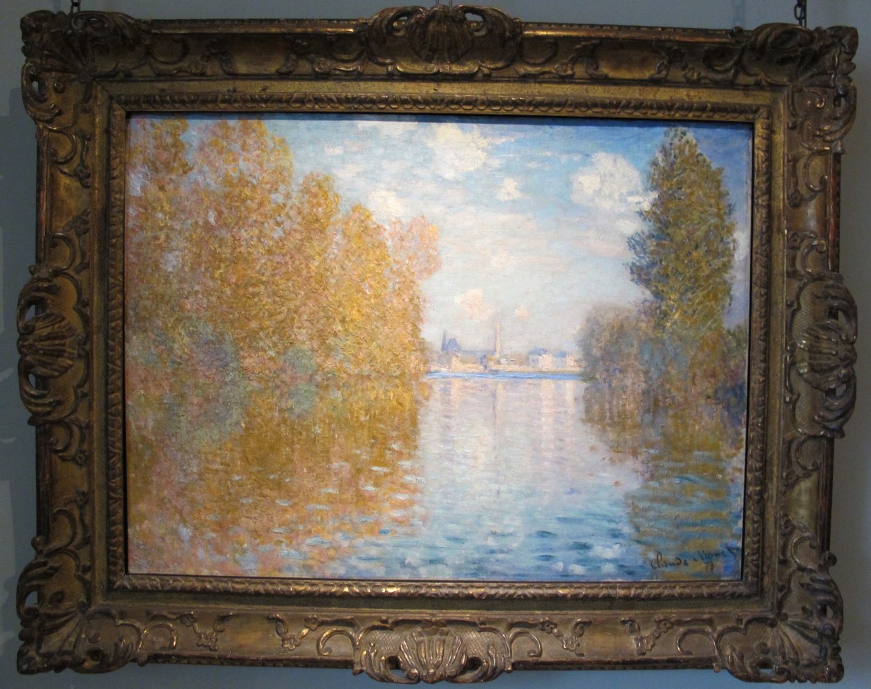 effetto autunno ad argentauil av Claude Monet