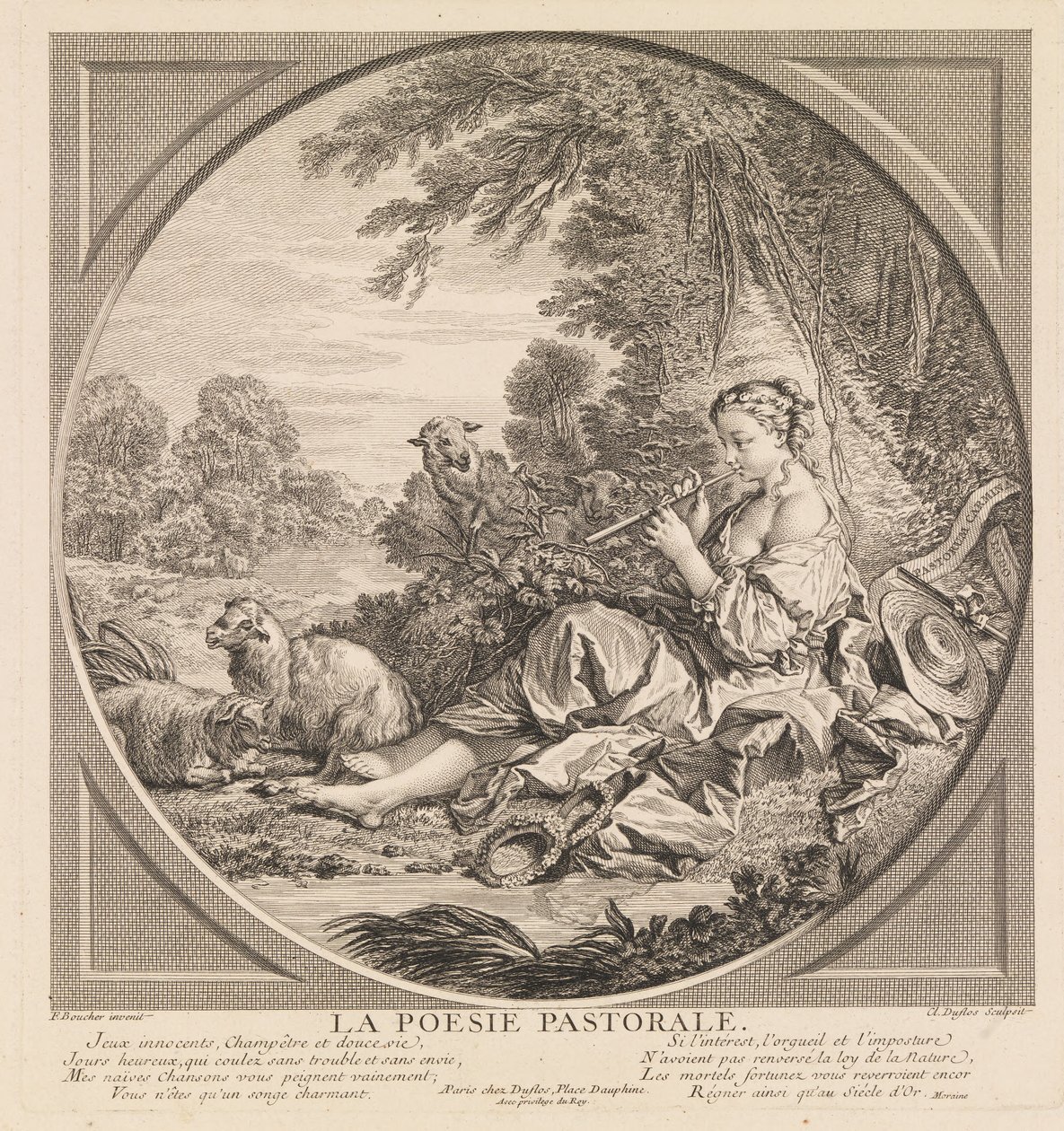 Den pastorala poesin av Claude Agustin Duflos