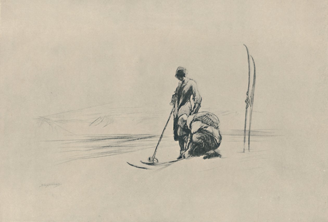 Skidlöparna, 1919 av Claude Allin Shepperson