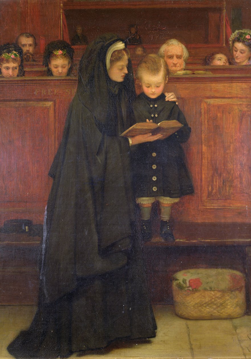 I kyrkan, 1869 av Claude Andrew Calthrop