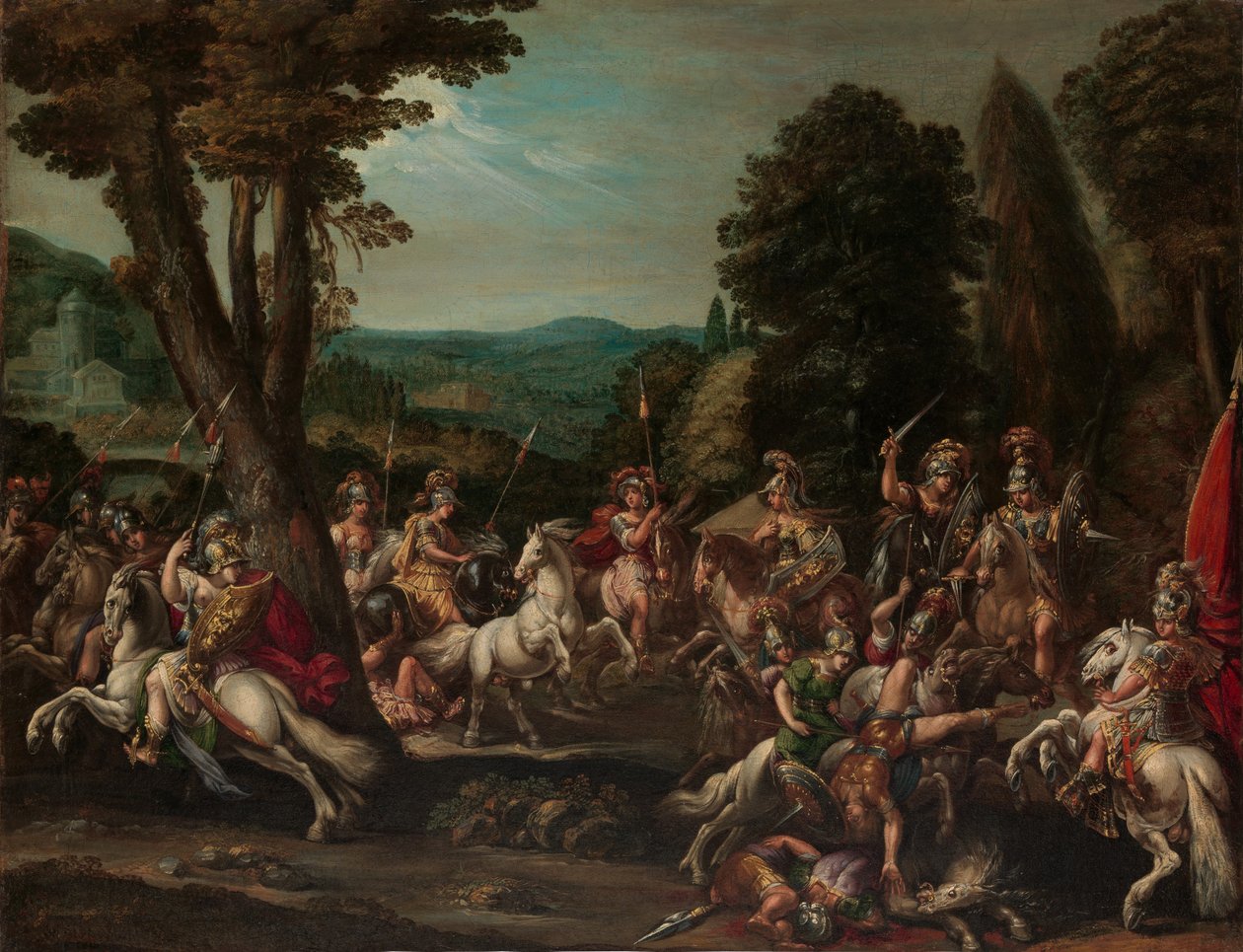 Amazonernas triumf, 1620-talet. av Claude Deruet