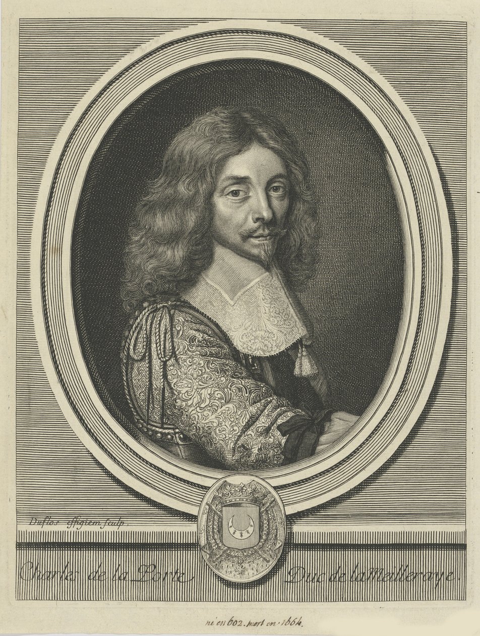 Charles de la Porte, hertig av La Meilleraye 1602-1664, ca 1690. av Claude Duflos