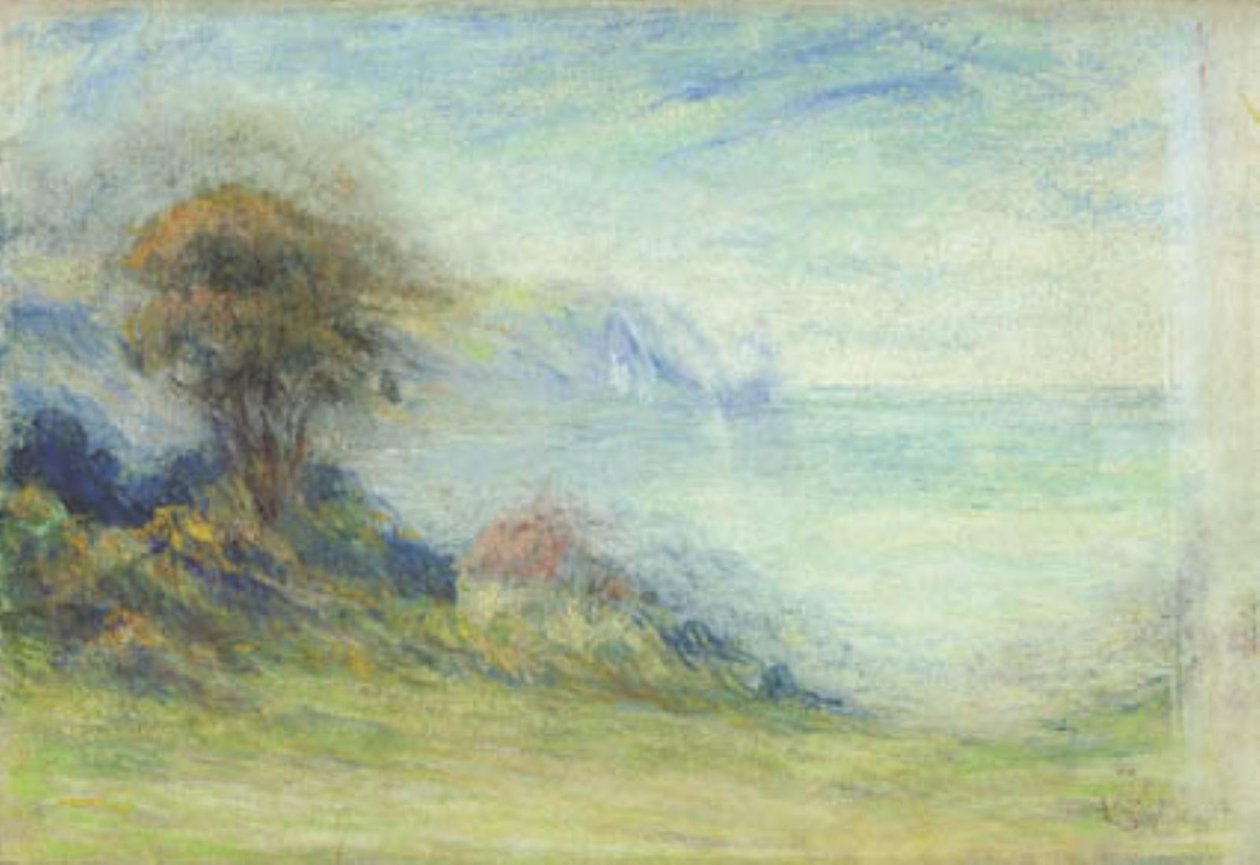 Kustlandskapet vid Etretat (?) av Claude Emile Schuffenecker