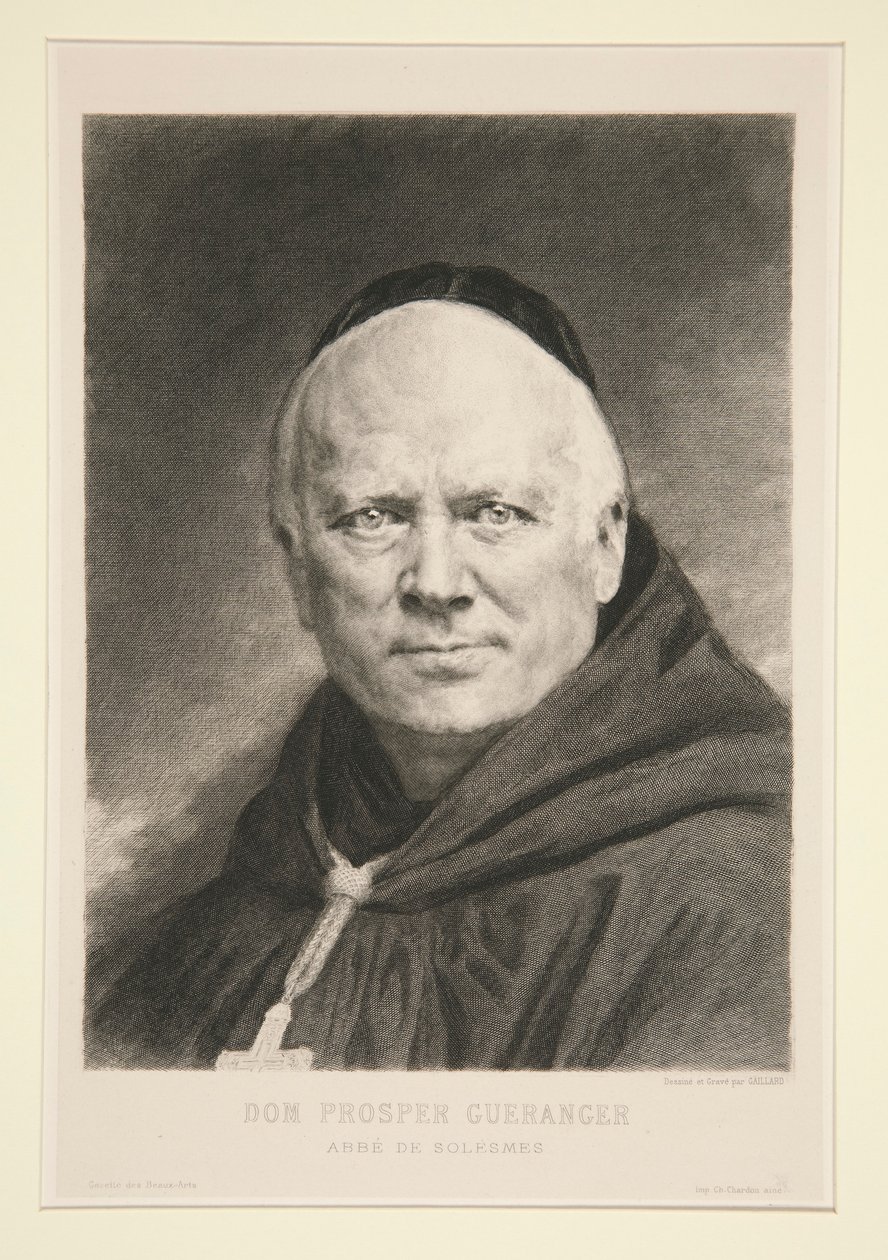 Till Prosper Gueranger av Claude Ferdinand Gaillard