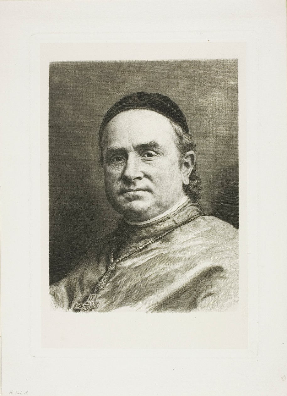 Monsignore Pie, biskop av Poitiers av Claude Ferdinand Gaillard