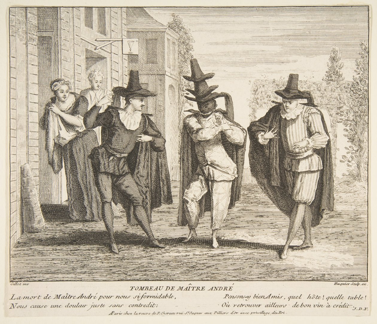 Maitre Andre.n.d. Skapare: Claude Gillot, Jacques Gabriel Huquier. av Claude Gillot, Jacques Gabriel Huquier