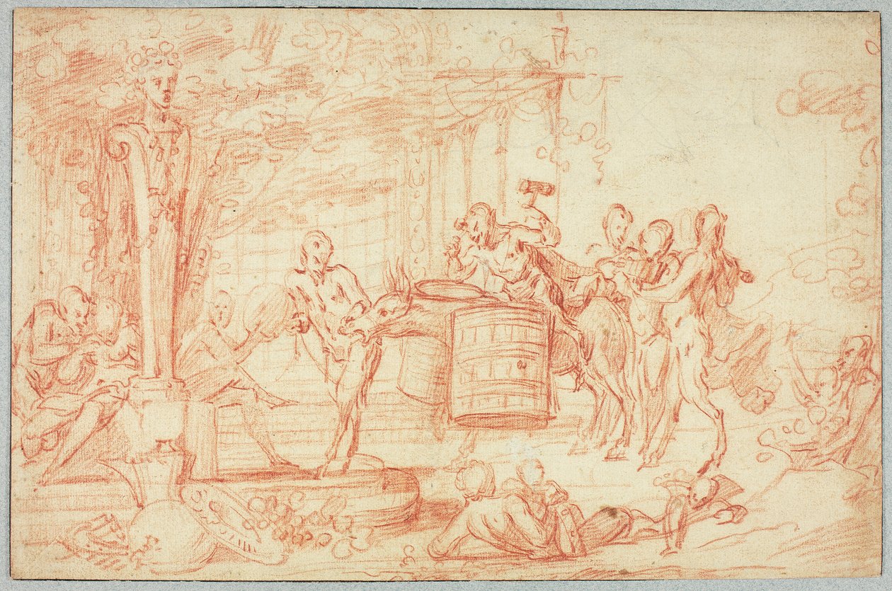 Bacchanal av Claude Gillot