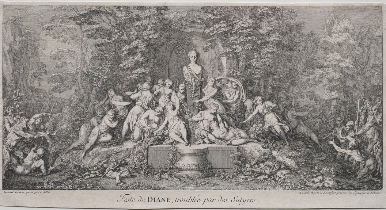 De fyra festivalerna av Claude Gillot