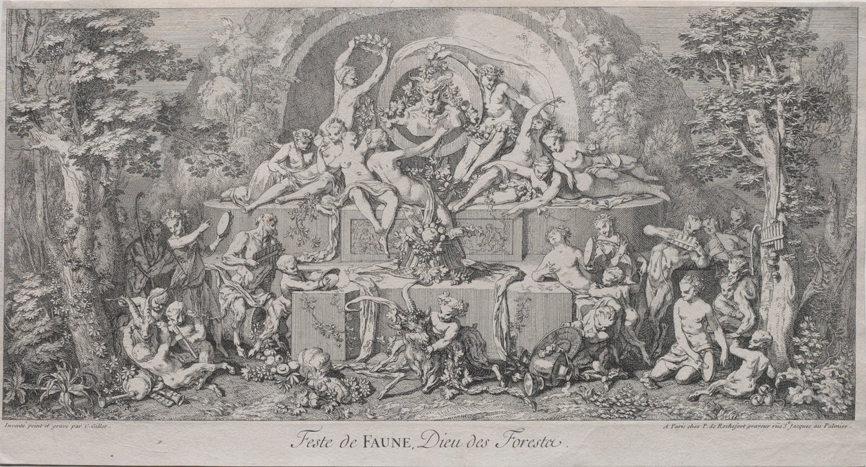 De fyra festivalerna: Festival of Faune. av Claude Gillot