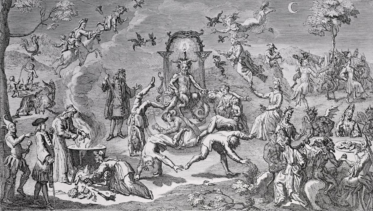 Häxornas sabbat av Claude Gillot