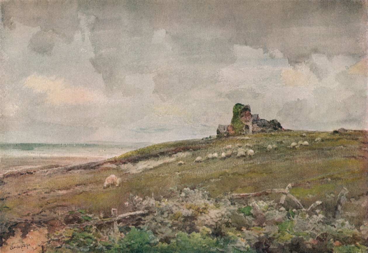 En gammal ruin i Suffolk, c1915 av Claude Hayes