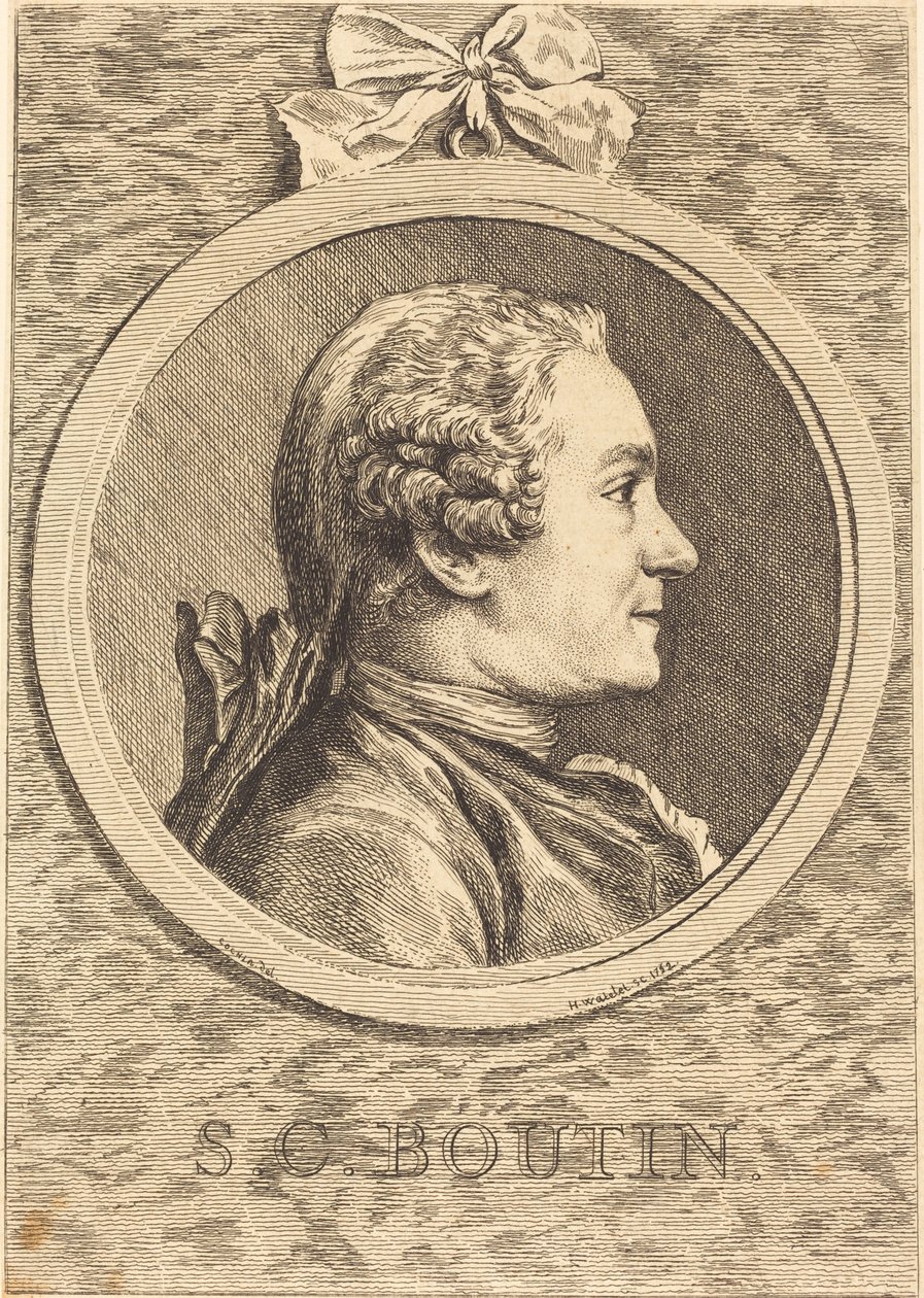 S.C. Boutin av Claude Henri Watelet after Charles Nicolas Cochin II