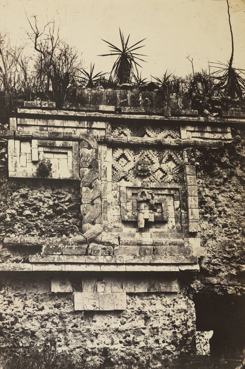 Nunneklostret, Uxmal av Claude Joseph Désiré Charnay