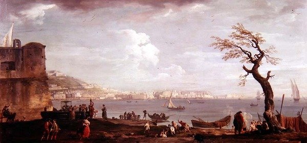 Neapelbukten från söder av Claude Joseph Vernet