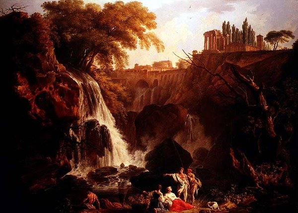 Tivolis fall av Claude Joseph Vernet