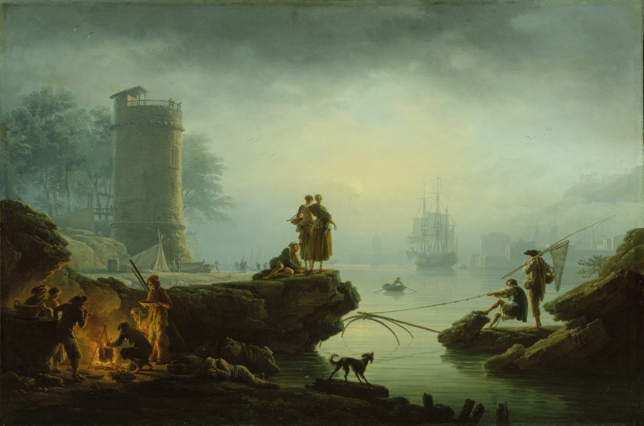 Morgon av Claude Joseph Vernet