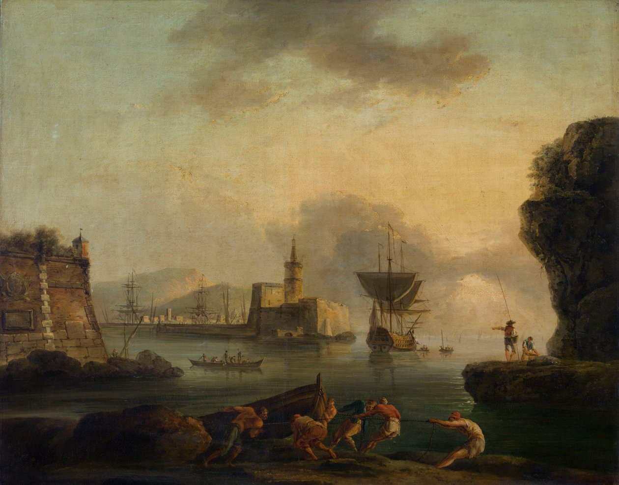 Neapel av Claude Joseph Vernet
