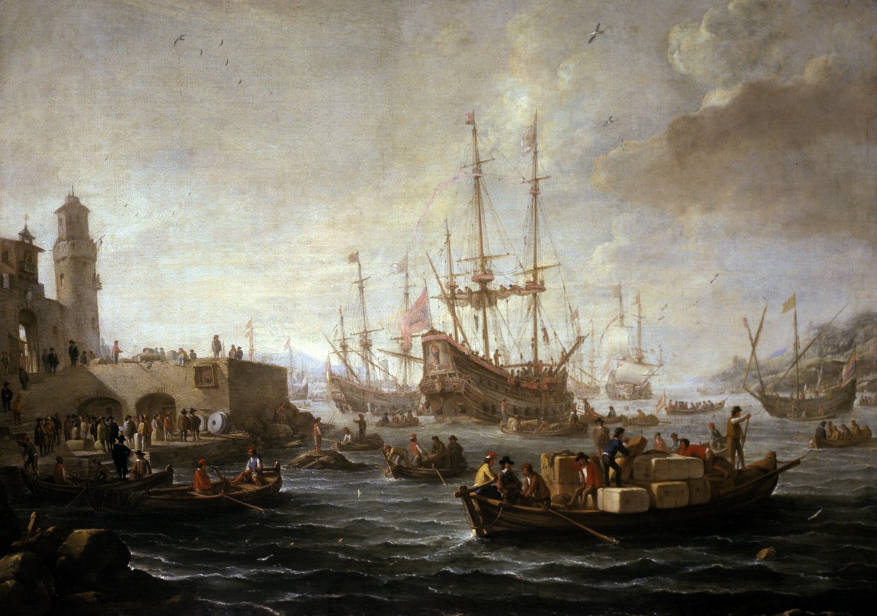 Havslandskap av Claude Joseph Vernet
